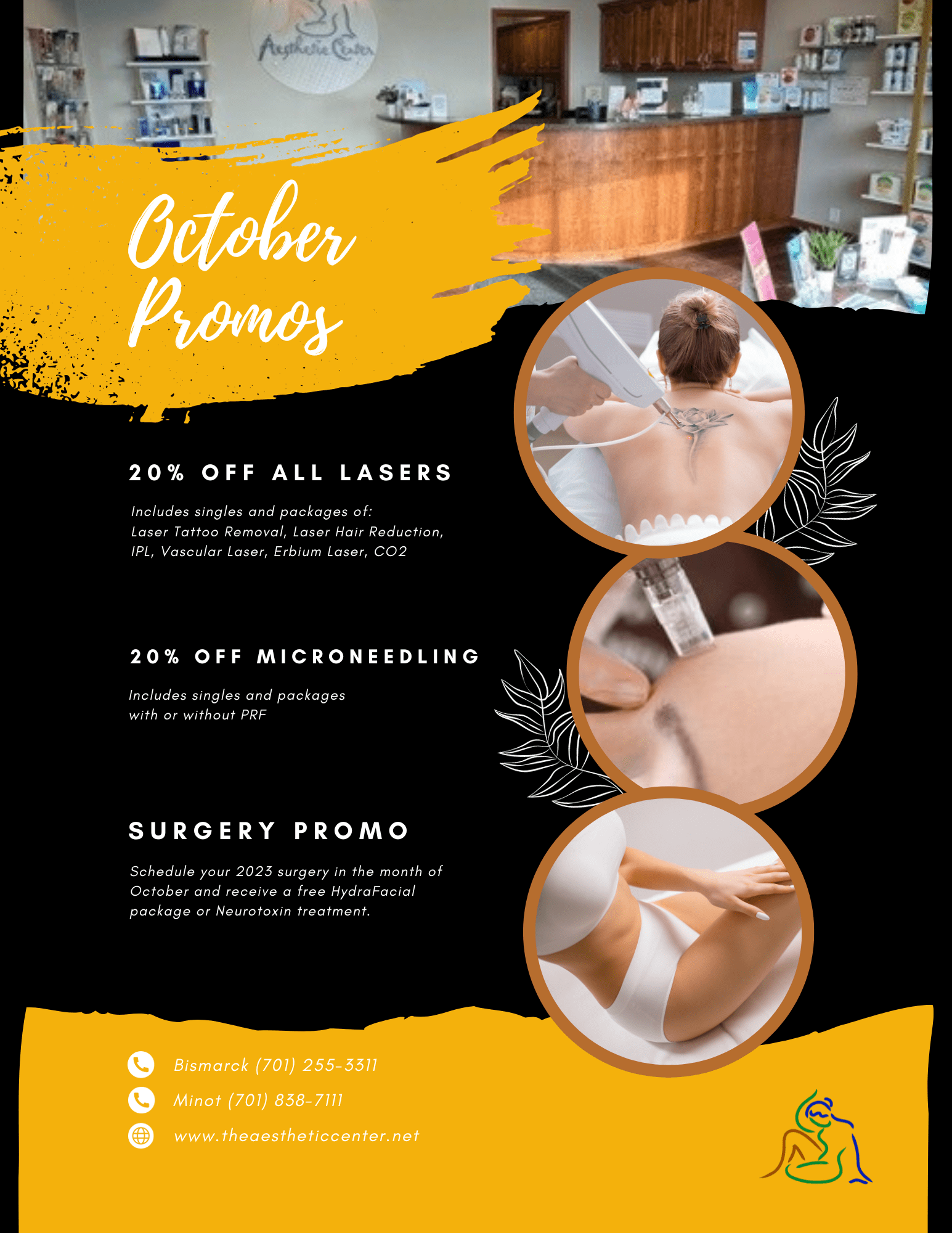 October Promos | Medical Spa in North Dakota