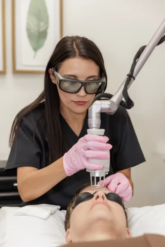 CO2 Laser Skin Resurfacing two The Aesthetic Center in North Dakota